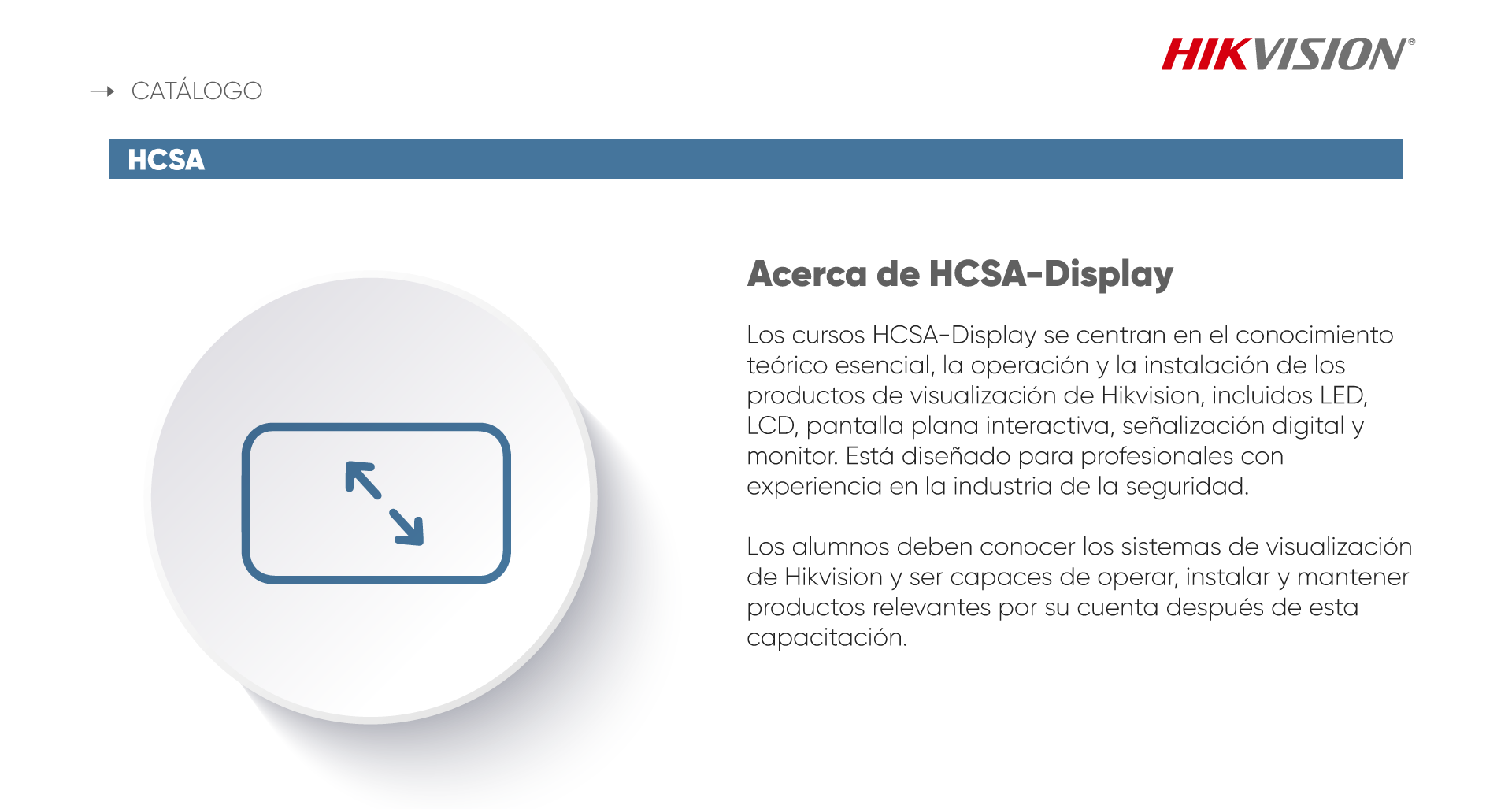 Curso HCSA-Display