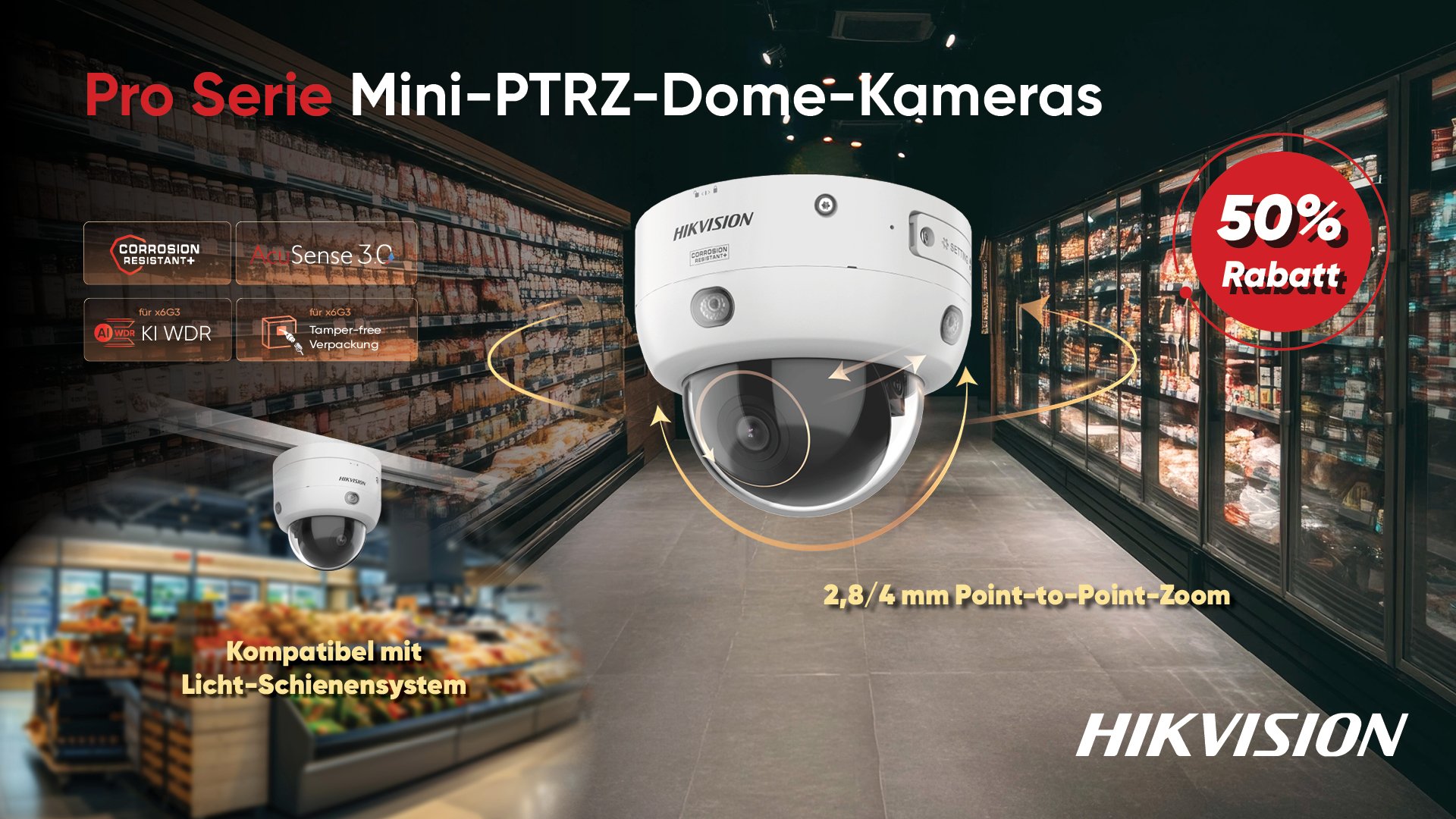 Pro Series Mini PTRZ Dome Cameras Banner_1920 x 1080